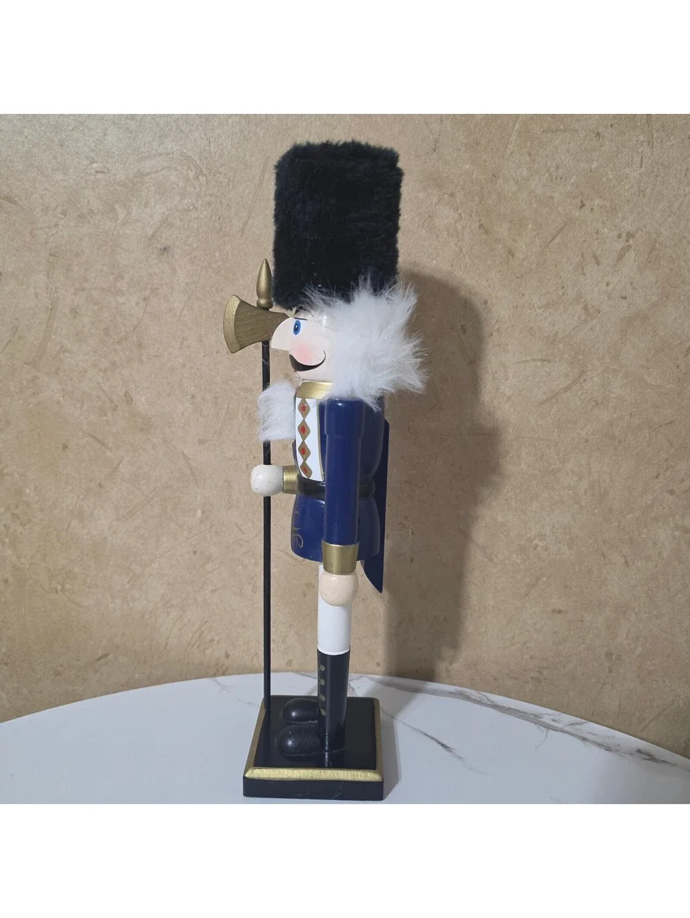 Garden Ridge 12in Nutcracker Soldier Blue Gold Christmas Holiday Decor